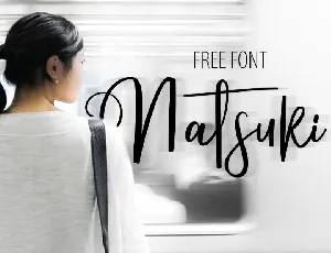 Natsuki Script font