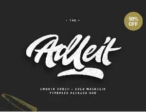 Adleit Script font