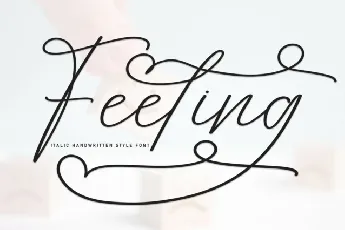 Feeling Script font