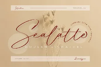 Sealatte font