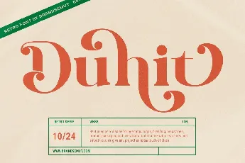 Duhit font