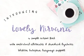 Lovely Nirvana Script Free font