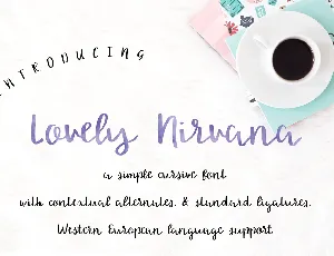 Lovely Nirvana Script Free font