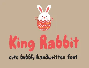 King Rabbit font