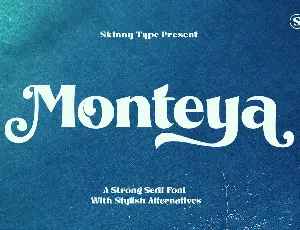 Monteya font