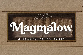 Magmalow font