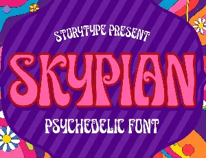 SKYPIAN font