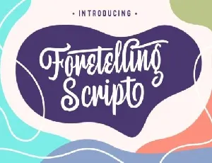 Foretelling font