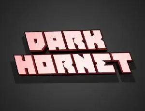 Dark Hornet Display font