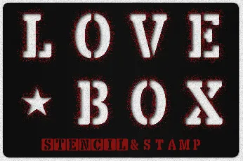 LOVE-BOX font