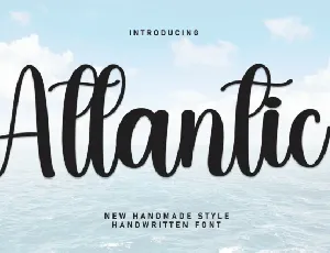 Atlantic Script font