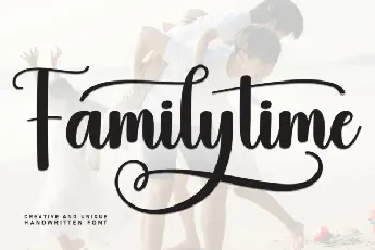 Familytime Script font