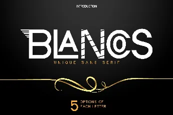 Blancos font