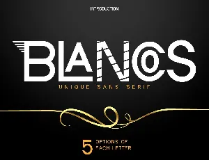 Blancos font