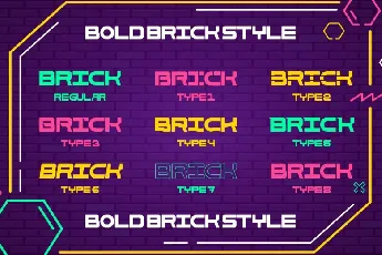 Bold Brick font