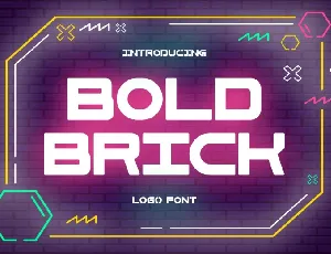 Bold Brick font