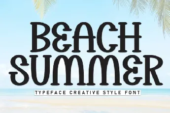 Beach Summer Display font