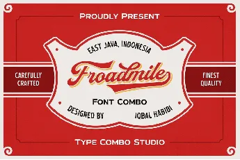 Froadmile font