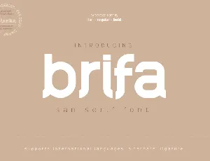 Brifa font