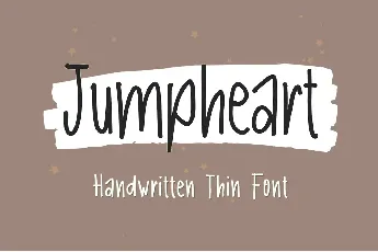 Jumpheart font