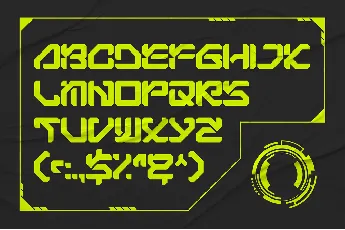 Bigs Robotic font