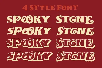 Spooky Stone font