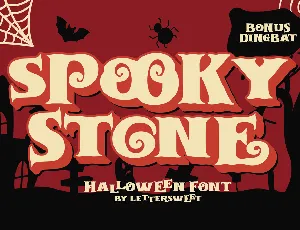 Spooky Stone font