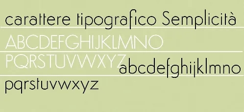 SemplicitÃ  font