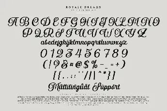 Royale Dreams font