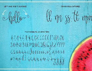 Melonade Script font