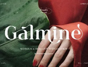 Galmine font