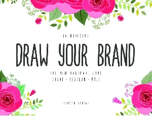 Draw Your Brand Free font