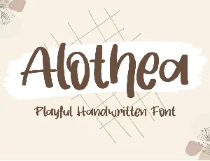 Alothea font