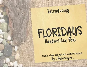 Floridays font