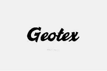 Geotex font