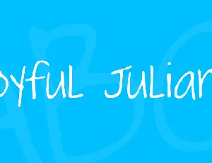 Joyful Juliana font