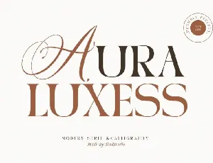 Aura Luxess Duo font