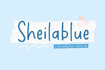 Sheilablue font