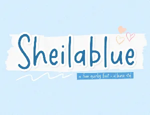 Sheilablue font