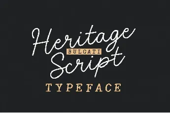 Bulgati Handwritten font