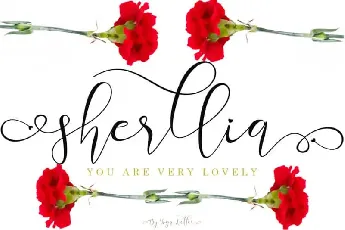 Sherllia Calligraphy font