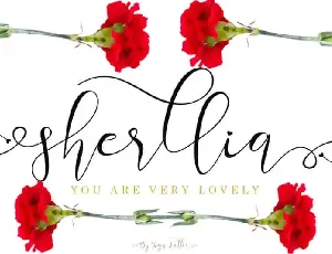 Sherllia Calligraphy font