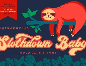 Slothdown Baby Script font