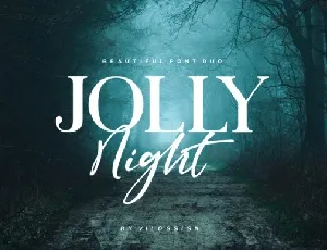 Jolly Night Duo font