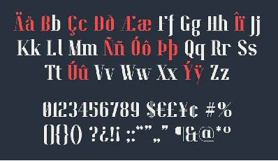 Pitch Display font