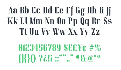 Pitch Display font