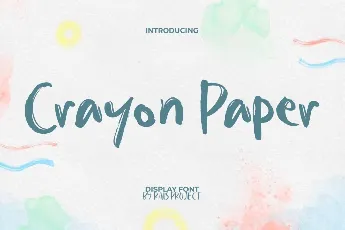 Crayon Paper Demo font