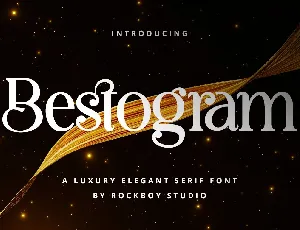 Bestogram font