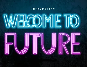 Welcome To Future 1 font