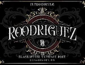 Roodriguez font